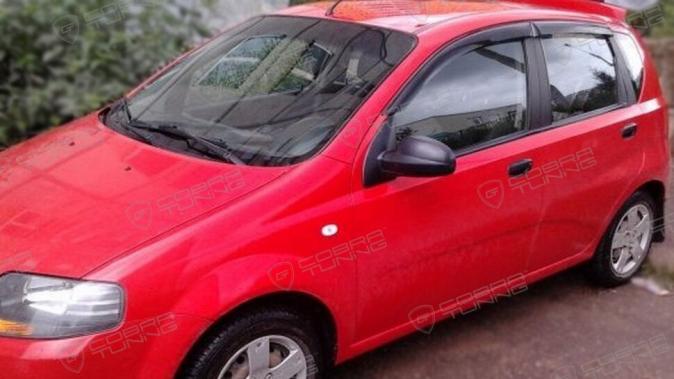 Дефлекторы окон (ветровики) Chevrolet Aveo I Hb 5d 2003-2011"EuroStandard" (Шевролет Авео) Кобра Тюнинг