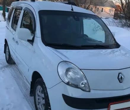 Дефлекторы окон (ветровики) Renault Kangoo II 5d 2009 (Рено Кангу) Кобра Тюнинг